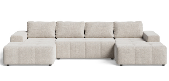 Elegantes Sofa für Wohnzimmer Braun