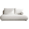 Sofa ohne Armlehnen, moderne runde Form, Moderne Couch