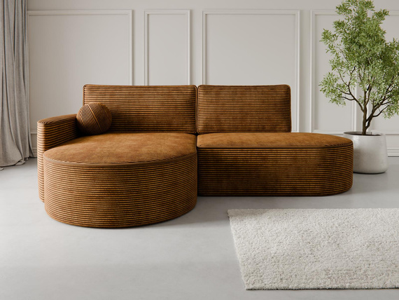  Luxuriöses Ecksofa L Gelb MORENO