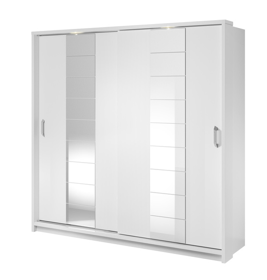 Schwebetürenschrank ARTI 14 Weiß