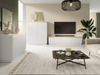 TV-Schrank für Wohnzimmer GLAM Weiß
