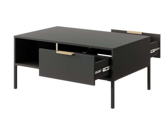 Couchtisch mit Schublade NATALA Anthrazit