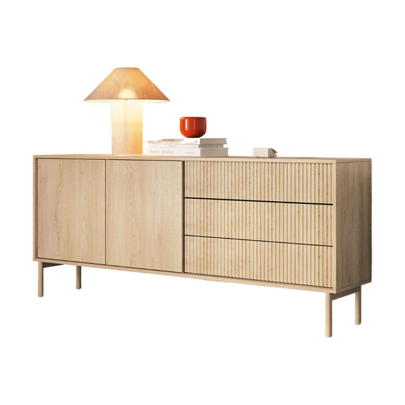 Kommode mit 3 Schubladen Eiche KOMO