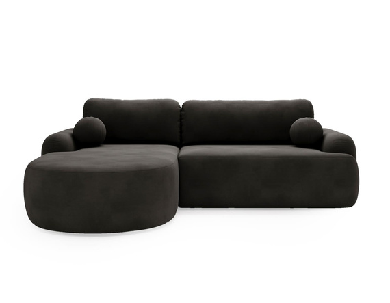 Ecksofa boucle L-Form OLIO Anthrazit