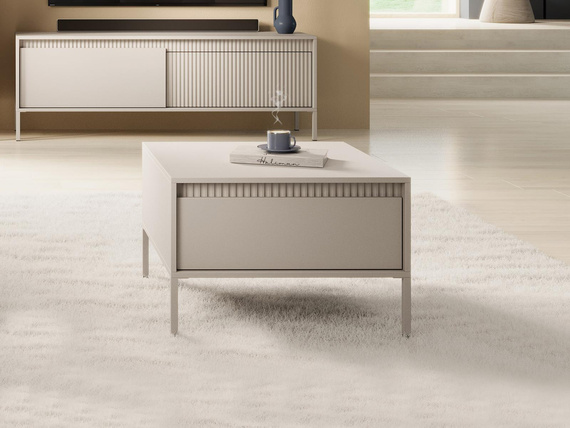Couchtisch mit Schublade JULO Beige