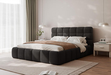 Wolkenbett Bouclé Schwarz 180x200