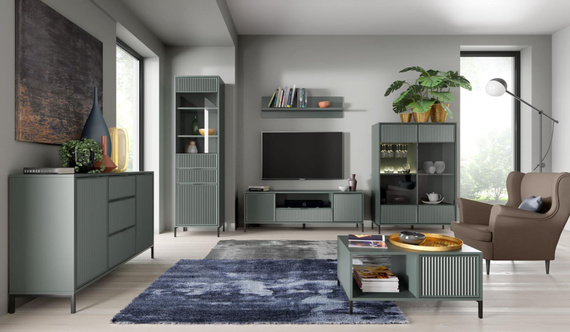 Couchtisch mit Schublade VIVAS Grün