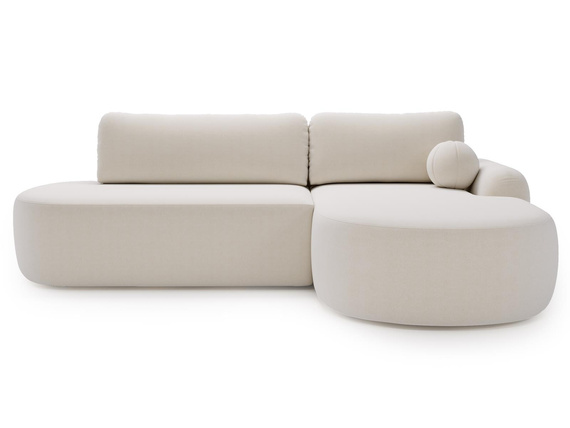 Designer Ecksofa OLIO Creme
