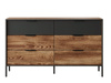 Loft Kommode GAFS Kastanie / Anthrazit