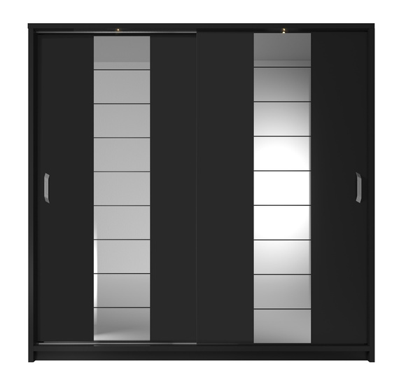  Schwebetürenschrank ARTI 14 Schwarz