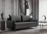 Schlafsofa mit Bettkasten LEO Graphit