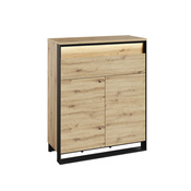 Kommode LIMA  zwei Schubladen Eiche artisan