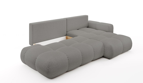 Modern L-form Ecke links oder rechts MOSSA GRAU