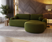 Einzigartige Ecksofa L Form OLIO Olivgrün