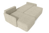 Eckcouch mit Schlaffunktion MODERNA Beige