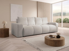 Gemütliche Schlafcouch Grau