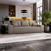 Schlafsofa mit Bettkasten MALAG Beige
