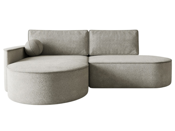 Designer Ecksofa L Grau MORENO