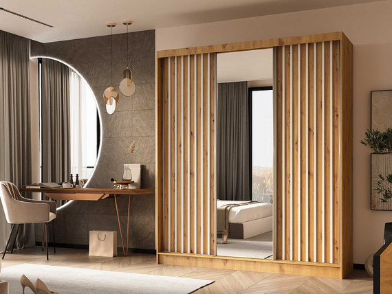 Schwebetürenschrank für das Schlafzimmer VENTURA Artisan