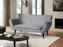 Modern Sofa mit hohen Beinen TULIO GRAU