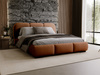 Polsterbett Design mit Stauraum 140x200 Kupfer 