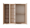 Kleiderschrank Geräumiger für Schlafzimmer NINA Beige
