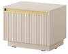 Nachttisch mit Schublade GLAM Beige 
