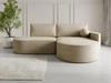 Ottomane Rechts \ Velvet \ Beige
