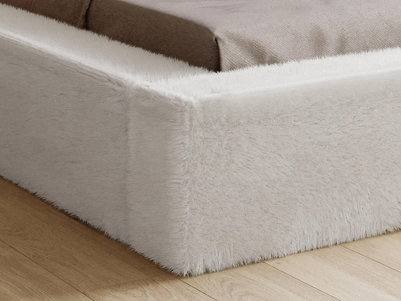 Designerbett Creme 160x200