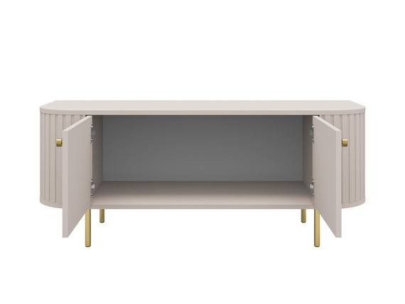 Klein TV-Schrank mit zwei Türen beige OVIO