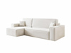  L-form Ecke mit universelle Ottomane TOKYO CREME