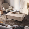 Couchtisch mit 1 Schublade für Wohnzimmer FLORE beige