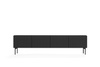 Elegante TV-Kommode LOUISS Schwarz