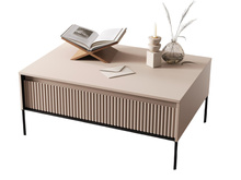 Couchtisch mit 1 Schublade für Wohnzimmer FLORE beige