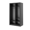 Schwebetürenschrank mit Spiegel ARTI 06 Schwarz