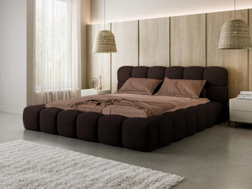 Lattenrost mit Metallrahmen \ Braun \ 180x200