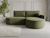 Ottomane Rechts \ boucle \ Olivgrün