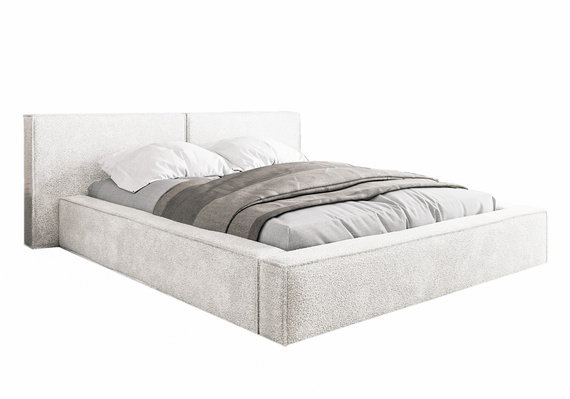 Schlafbett mit Stauraum 180x200 Weiß GAVINS