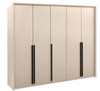 Geräumige Garderobe für den Flur GOLDAS BEIGE