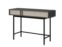 Elegant design Konsolentisch Beige/Anthrazit MALTS