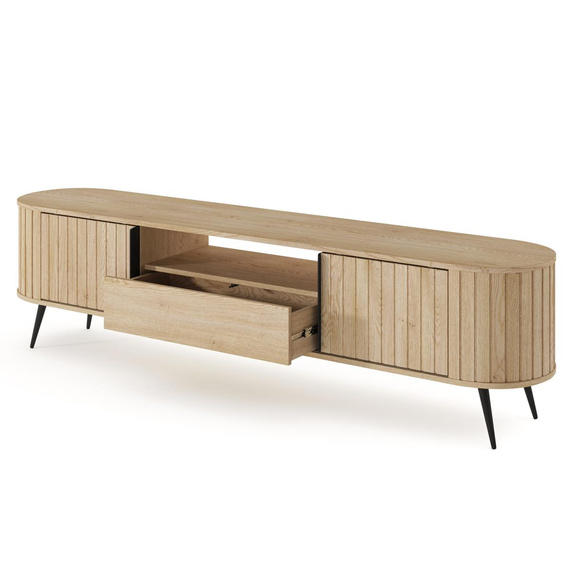 TV Schrank 196 cm Eiche Cremona Japandi CREMIGIO