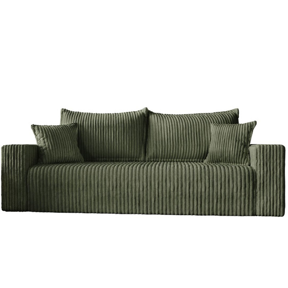 Modern cordstoff Schlafsofa olivgrün CORDI