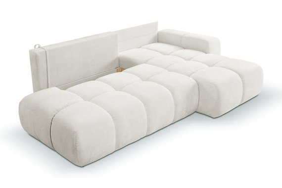Elegant L-form Ecke links oder rechts MOSSA CREME