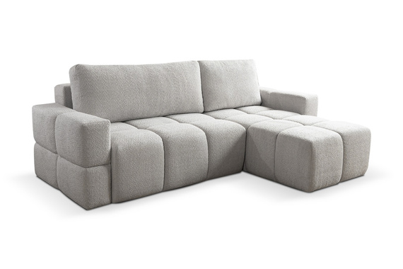 Schlafcouch, L-FORM, Modern Ecksofa mit Bettfunktion und Bettkasten