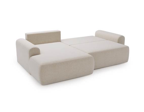 Design Ecksofa in modernem stil grau links AURA