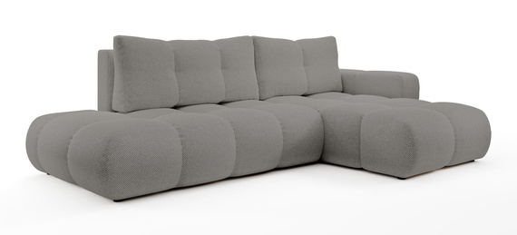 Modern L-form Ecke links oder rechts MOSSA GRAU