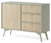 Kommode Scandi design Holz MARIA Eukalyptus / Scandi Fischgrät