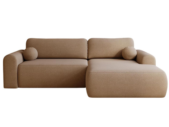 Design Ecksofa in modernem stil beige rechts AURA