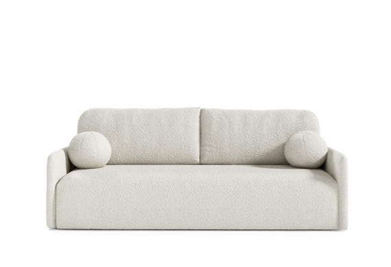Modern schlafsofa mit Bettkasten STYLO Hellbeige