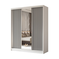 Schwebetürenschrank für das Schlafzimmer VENTURA Weiß